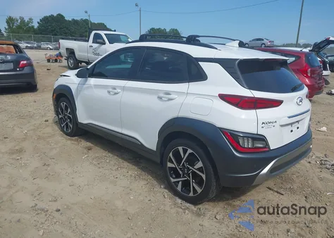 2023 Hyundai Kona Limited из США, поврежденный, VIN KM8K53A3XPU011980